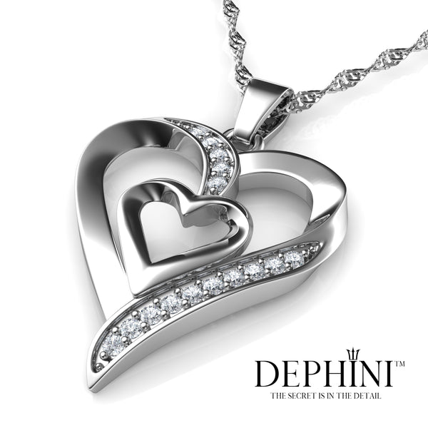 Double Heart Necklace