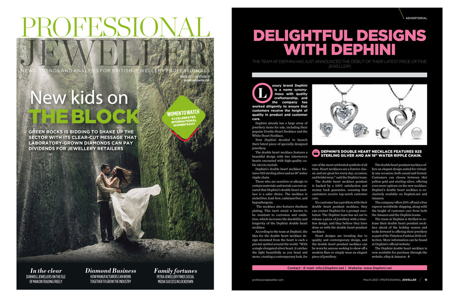 DEPHINI Featured in PROFESSIONAL JEWELER